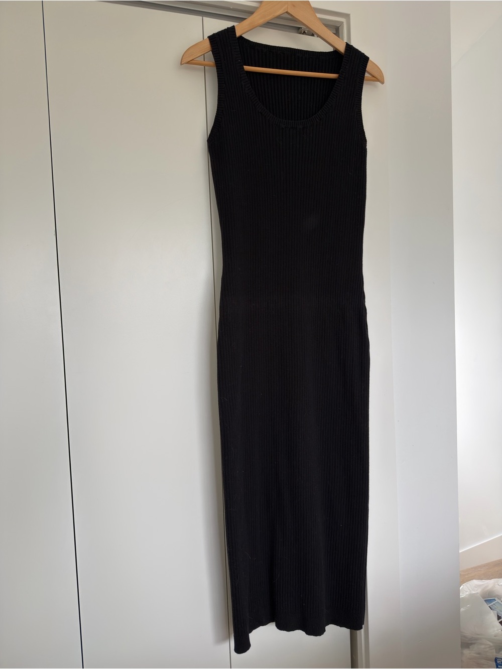 Emma Knudsen Sloane Midi Ribbed Sleeveless Dress